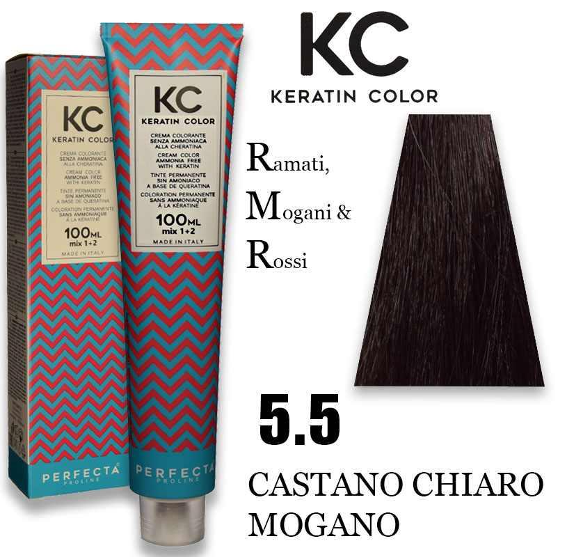 Kc keratin cream color 100 ml 5.5