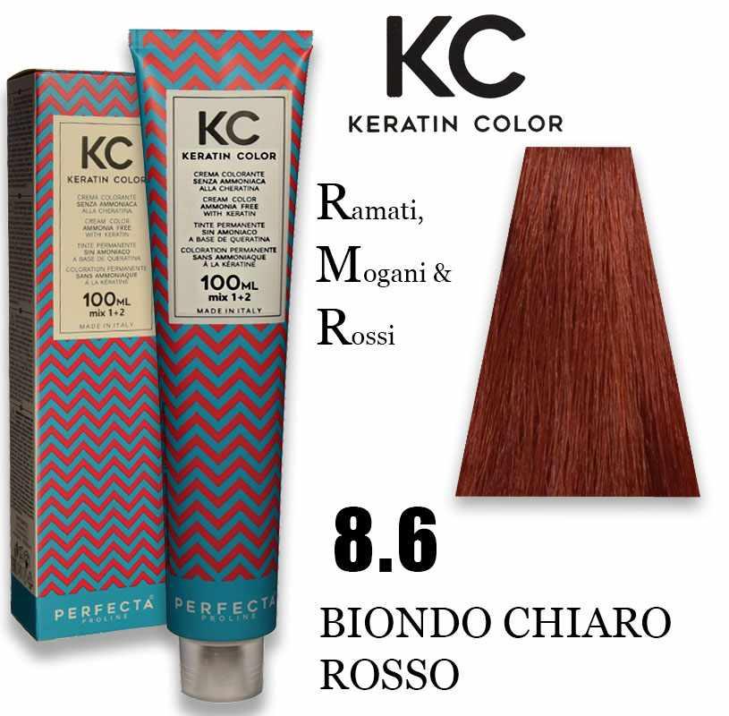 Kc keratin cream color 100 ml 8.6