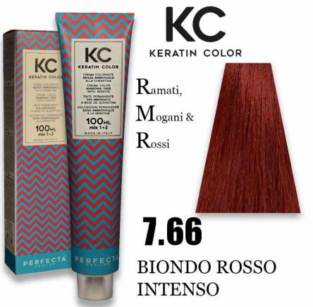 Kc keratin cream color 100 ml 7.66