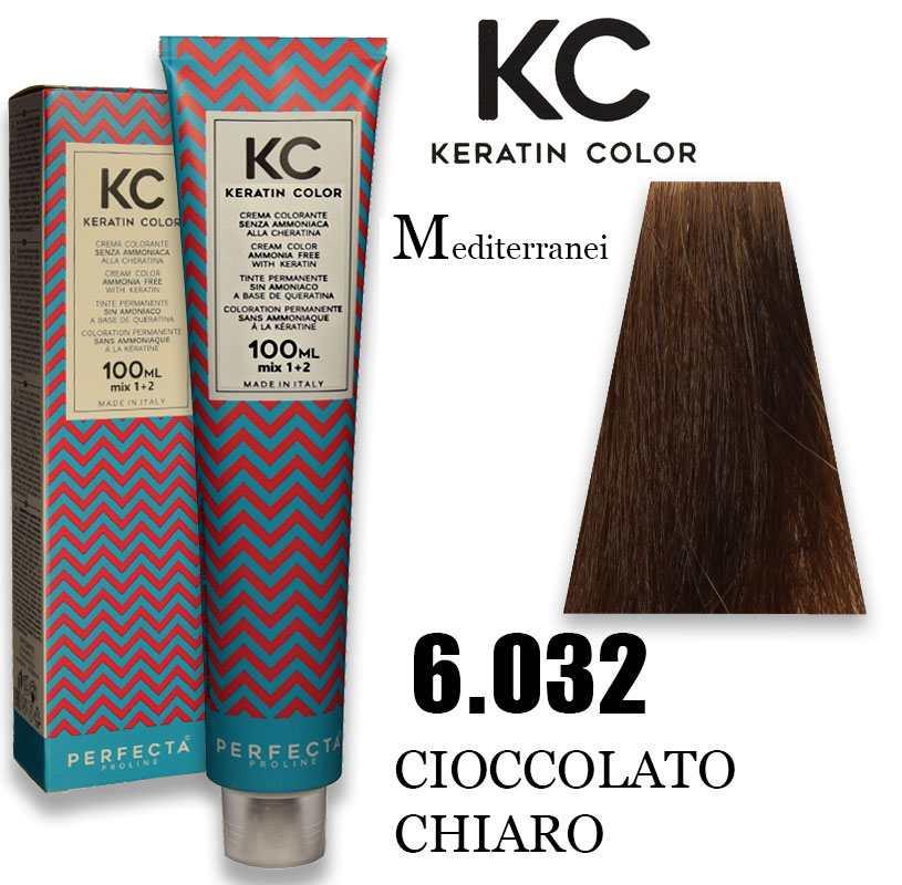 Kc keratin cream color 100 ml 6.032