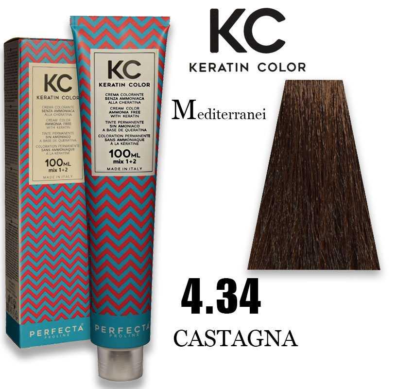 Kc keratin cream color 100 ml 4.34
