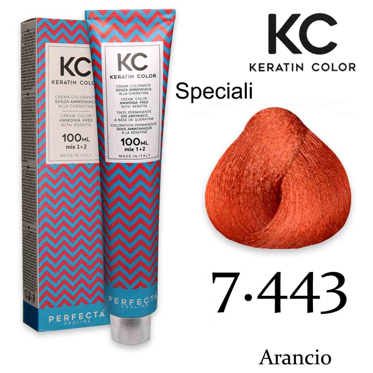 Kc keratin cream color 100 ml 7.443