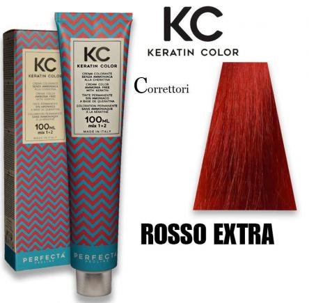 Kc keratin cream color 100 ml rosso