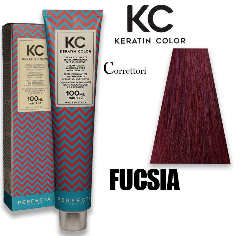 Kc keratin cream color 100 ml fucsia