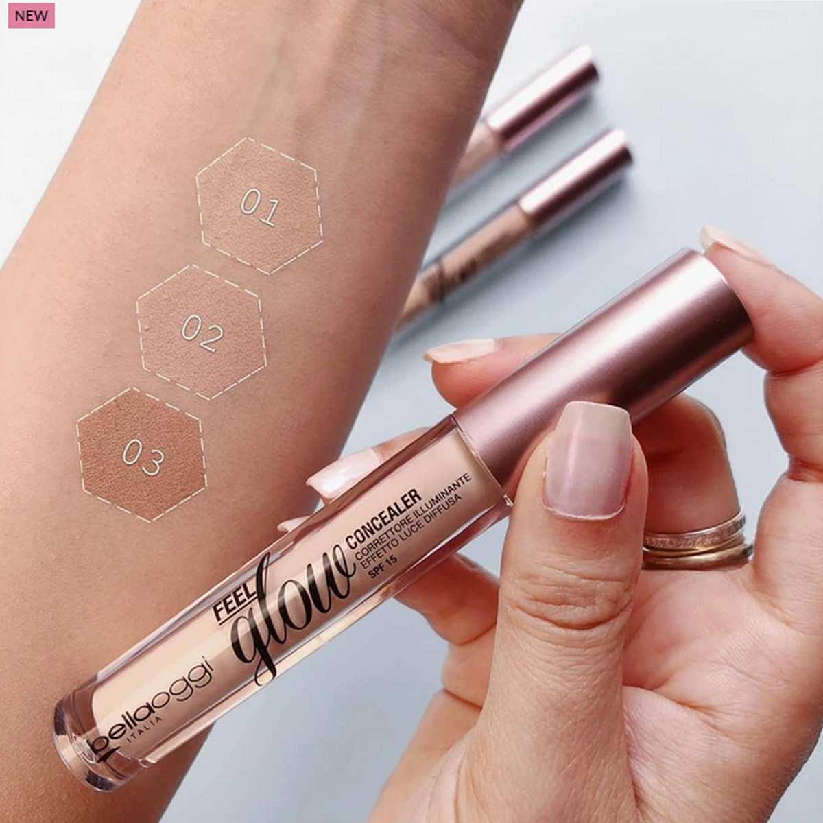 Feel glow concealer correttore illuminante spf 15 golden beige