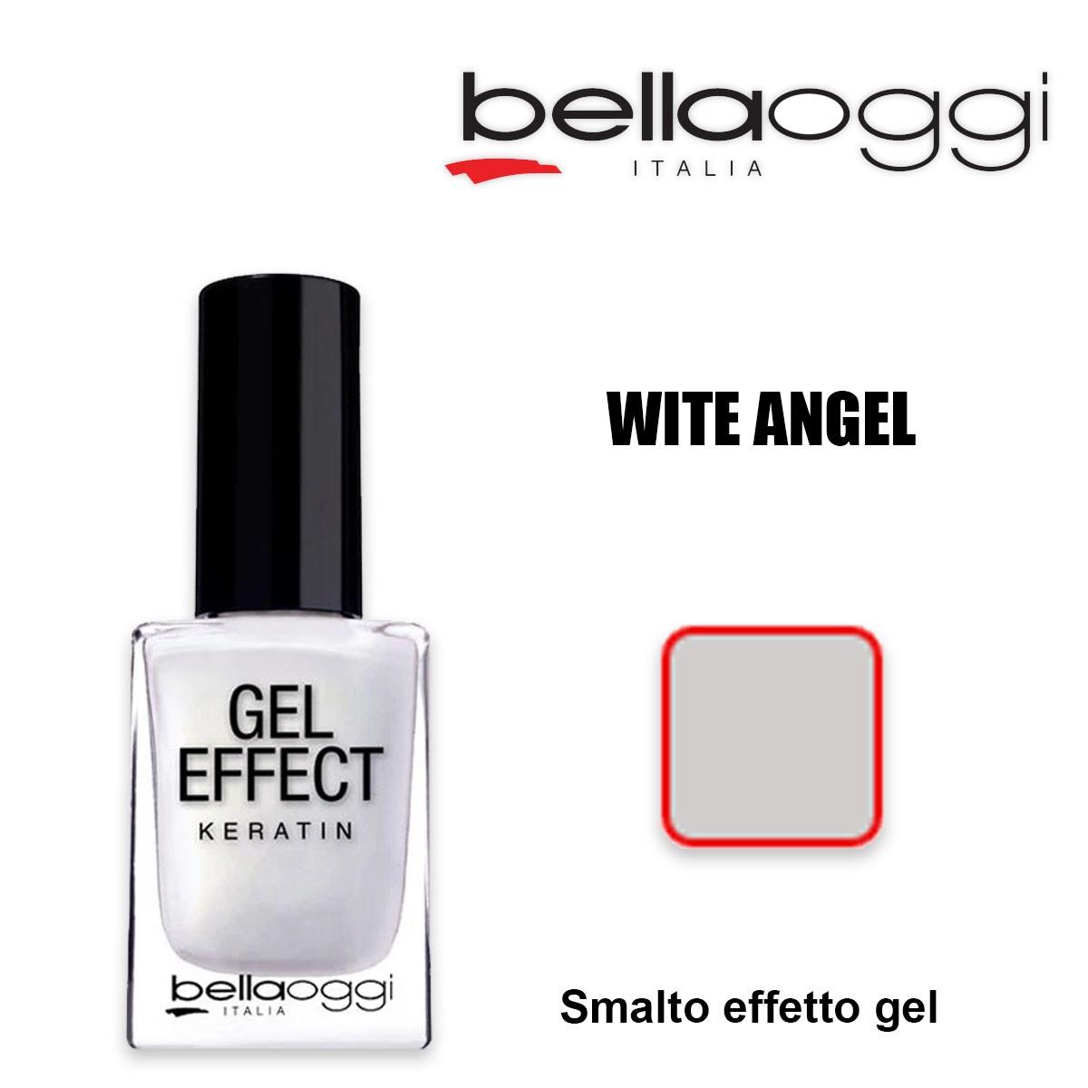 Gel effect keratin smalto effetto gel con cheratina white angel