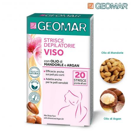 Geomar strisce viso 20 pezzi
