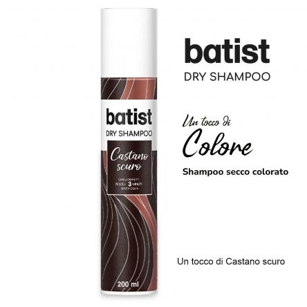 Batist dry shampoo a secco castano scuro 200 ml