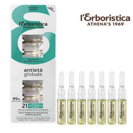 L'erboristica antieta' globale concentrato rimpolpante in fiale 7x2 ml