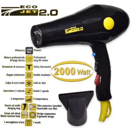 Phon giubra new eco jet 2.0 2000 watt nero