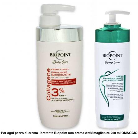 Biopoint crema idratante rassodante elasticizzante 72 h  500 ml