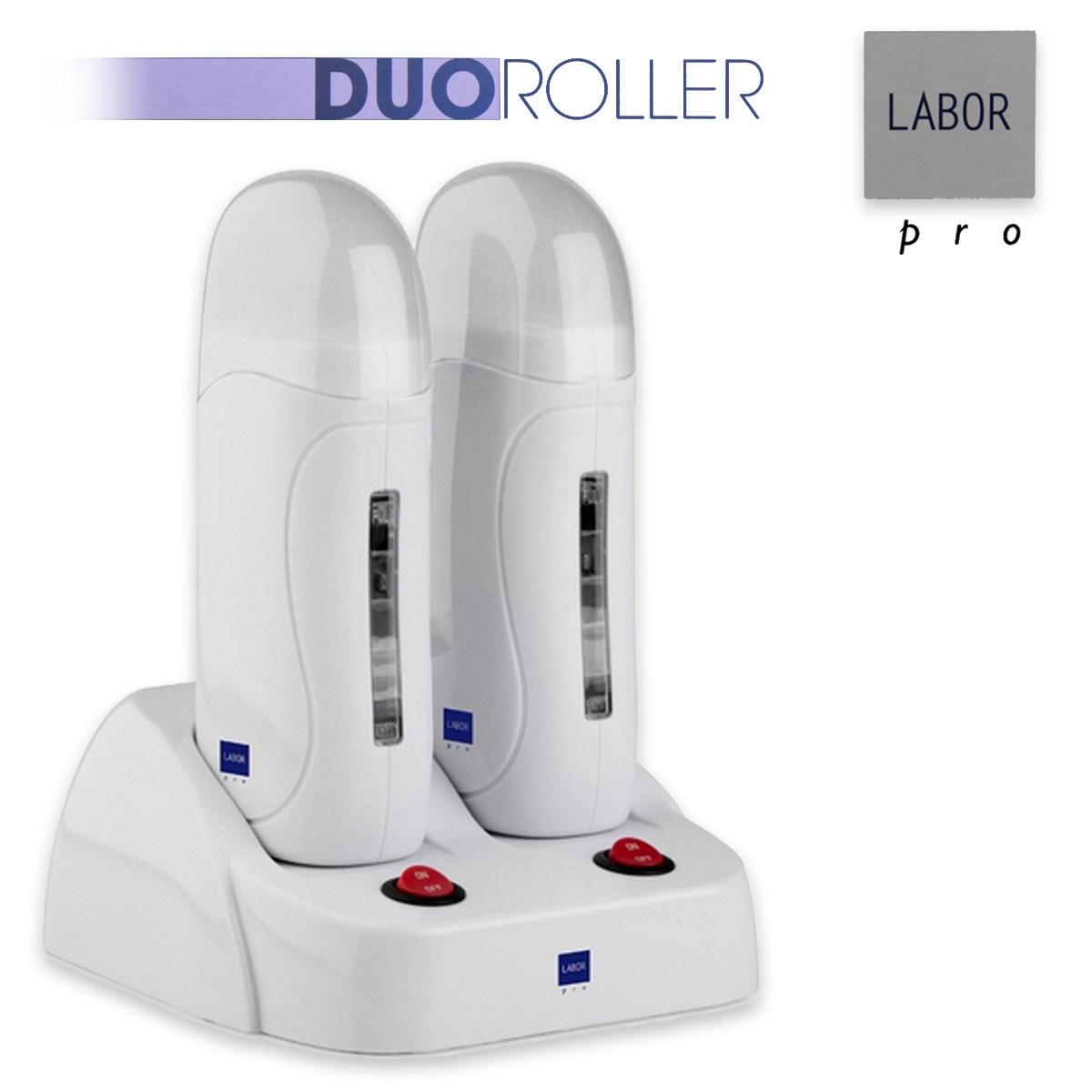 Labor duo roller set professionale manipoli scaldacera c/base