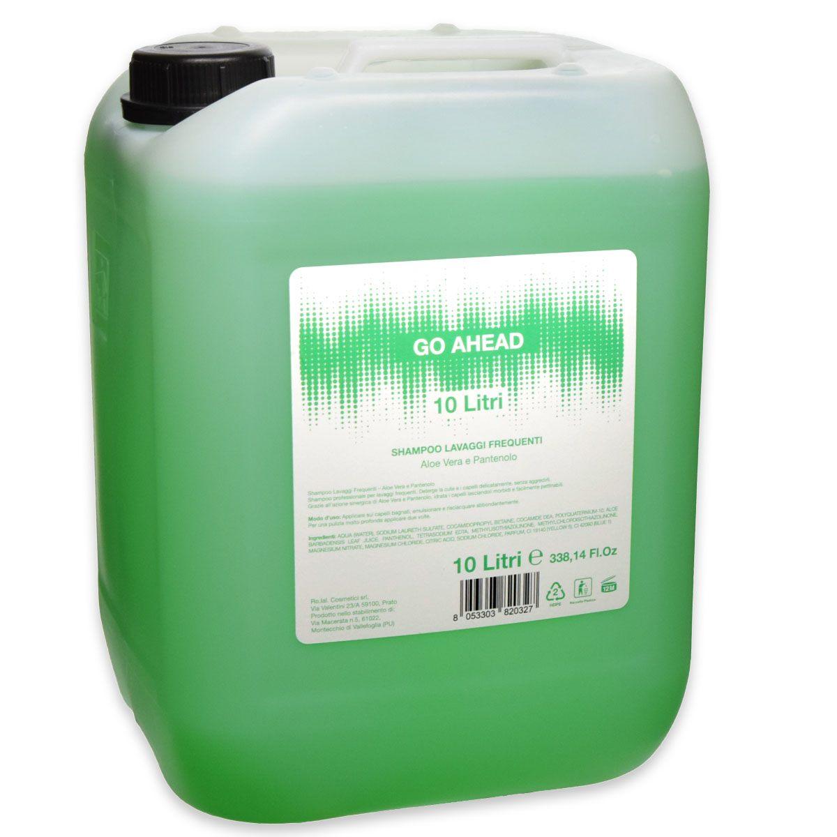 Go ahead shampoo lavaggi frequenti linea verde 10 litri