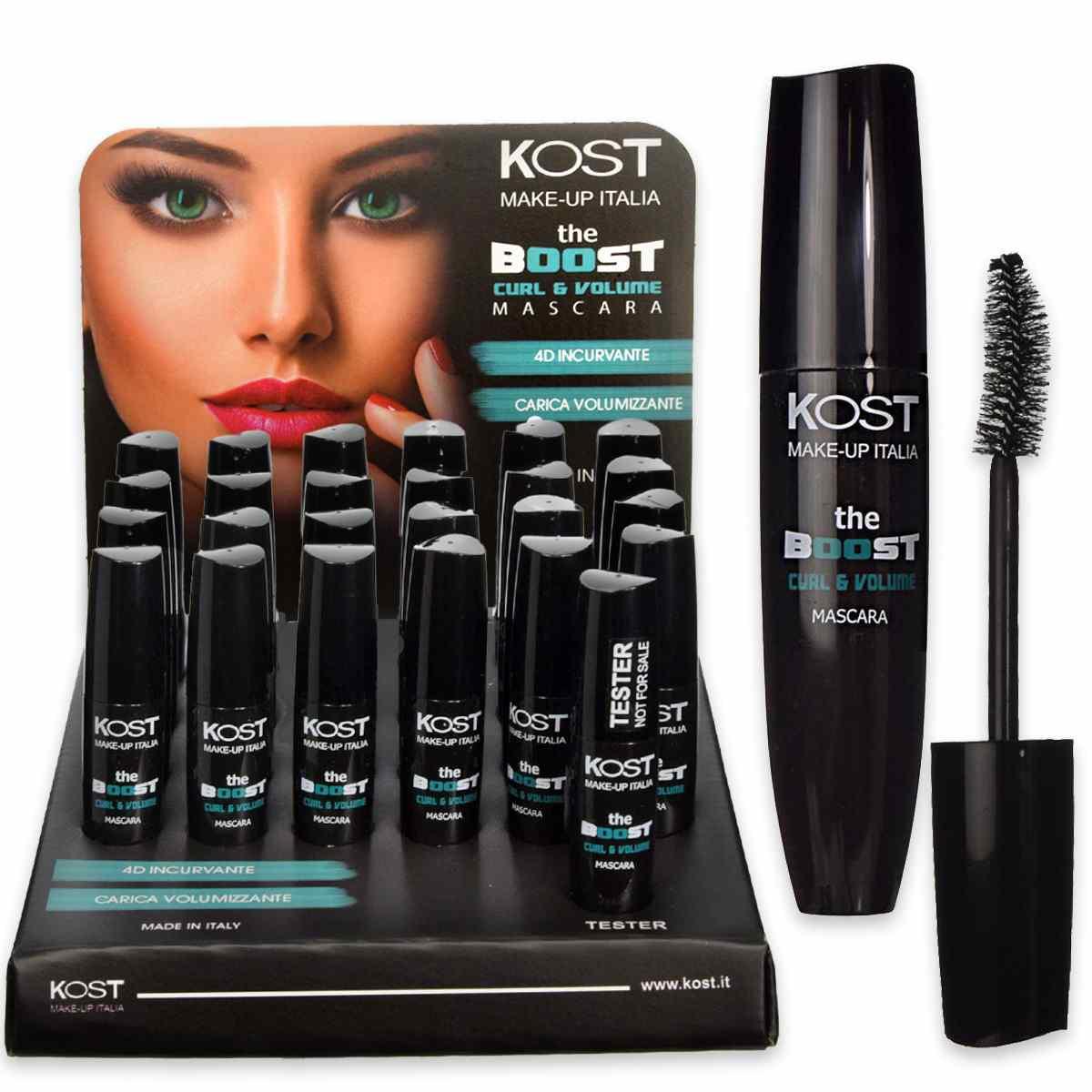 Display mascara the boost curl & volume 24 pezzi + 1 tester kost