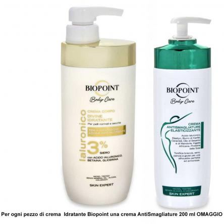 Biopoint divine idratante acido ialuronico betaina glicerina cream 500 ml