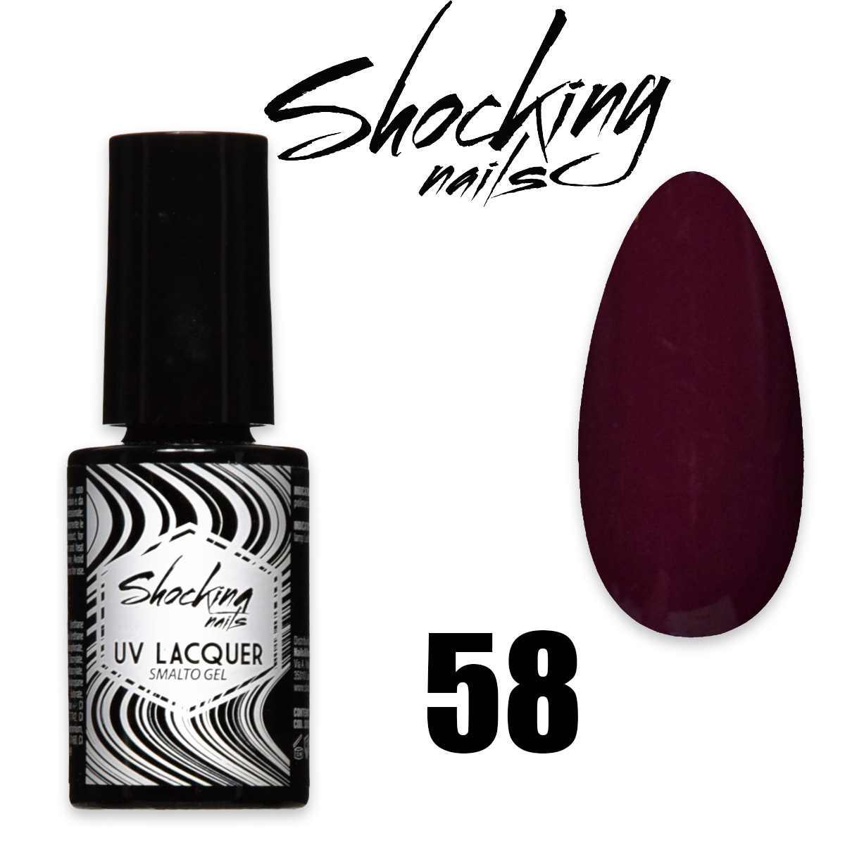 Shocking nails uv lacquer 58 smalto semipermanente gel