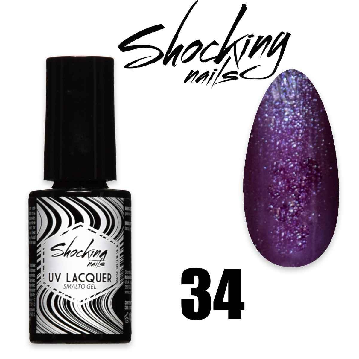 Shocking nails uv lacquer 34 smalto semipermanente gel
