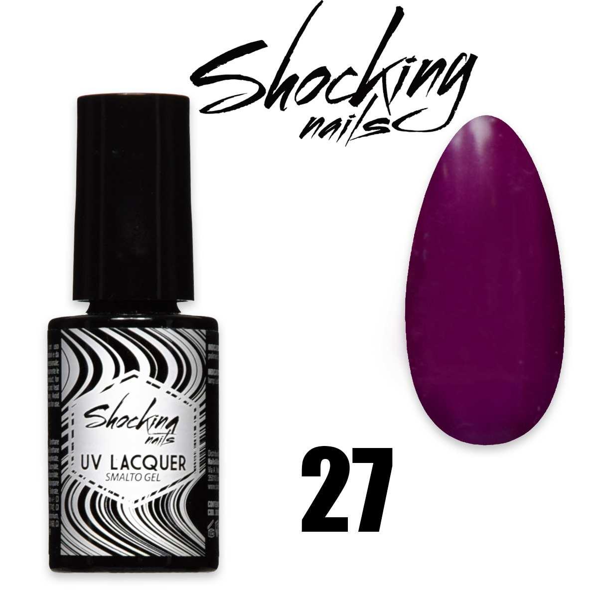 Shocking nails uv lacquer 27 smalto semipermanente gel
