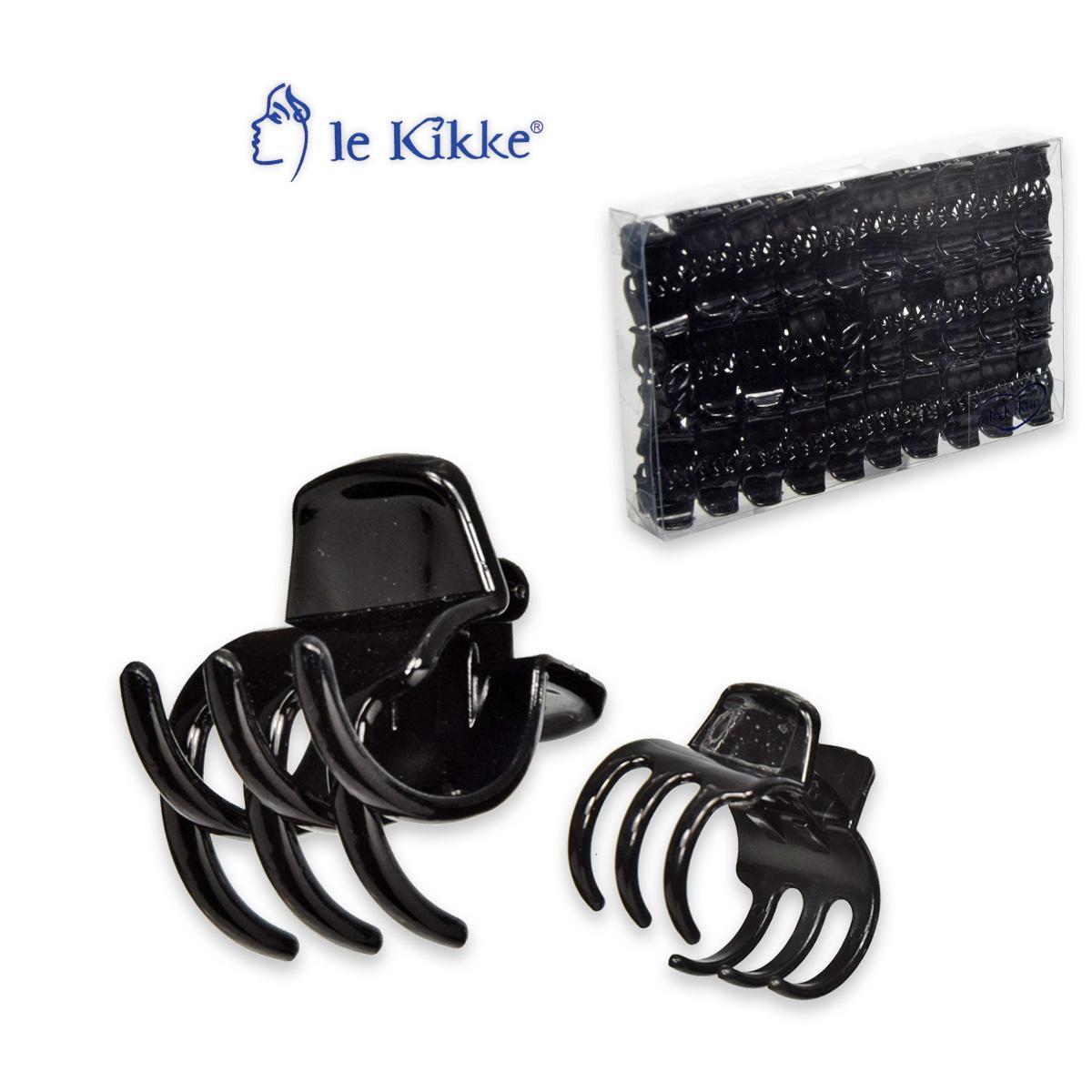 Le kikke pinza nera 1, 5 x 1,5 cm box da 60 pezzi