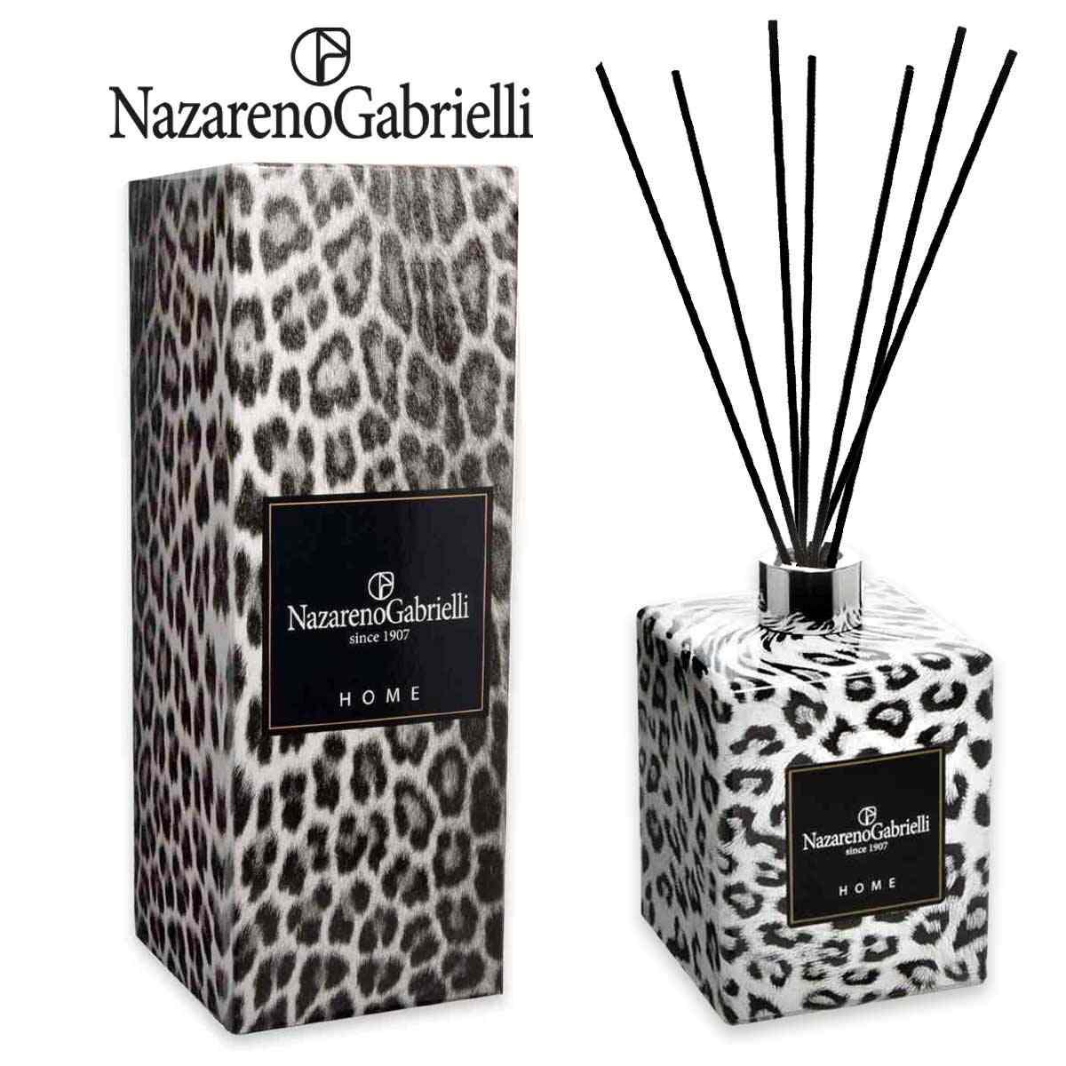 Nazareno gabrielli home 500 ml leopardo bianco