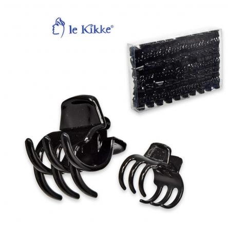 Le kikke pinza nera box da 36 pezzi  3 x 2 cm