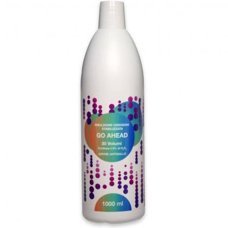 Go ahead emulsione ossigeno antigiallo 30 volumi 1000 ml