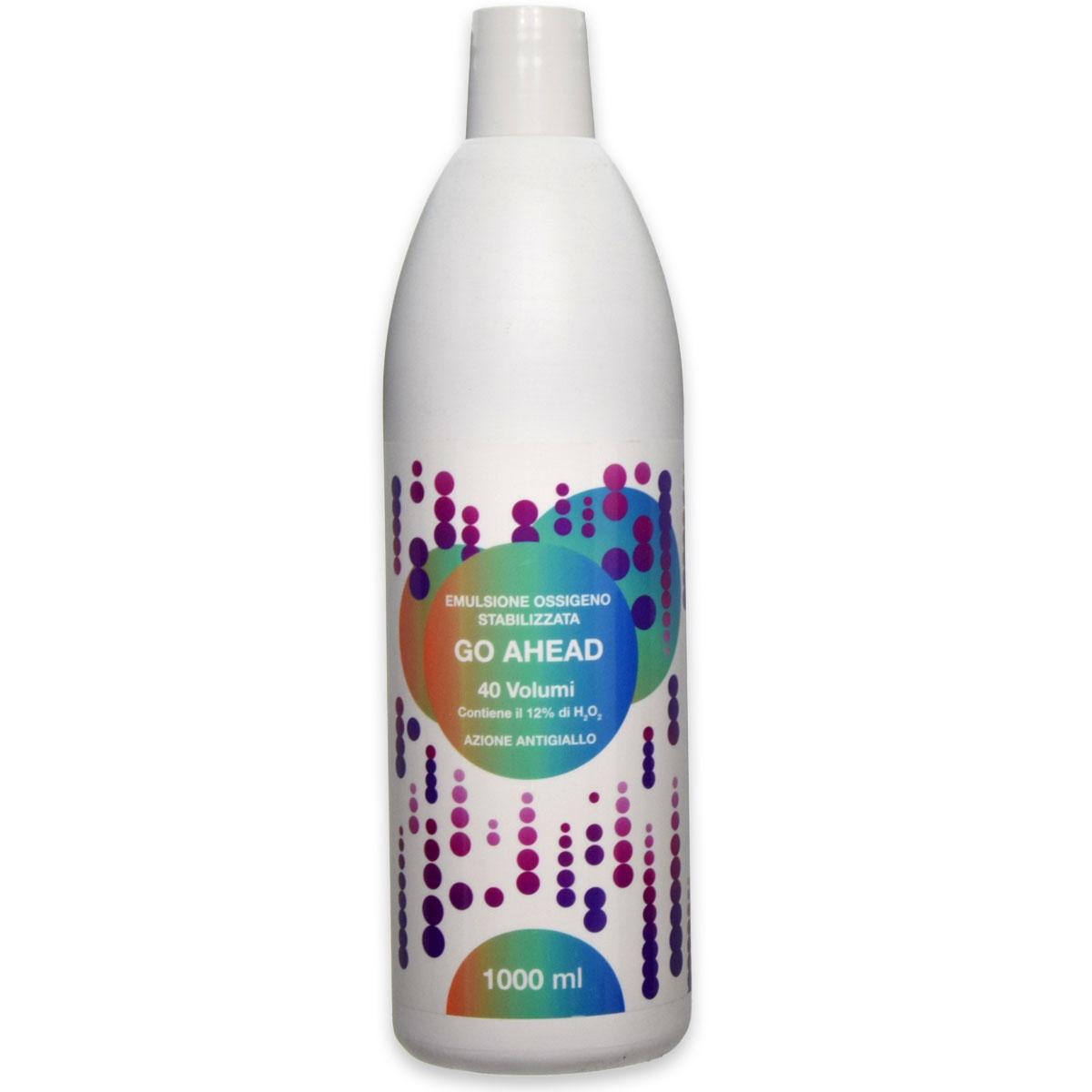 Go ahead emulsione ossigeno antigiallo 40 volumi 1000 ml