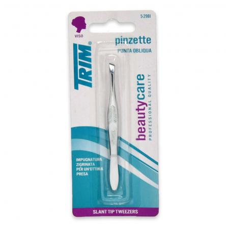 Trim pinzette punta obliqua