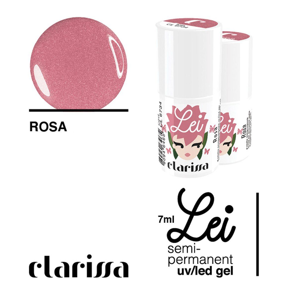 Clarissa smalto semipermanente tpo free 7 ml  rosa