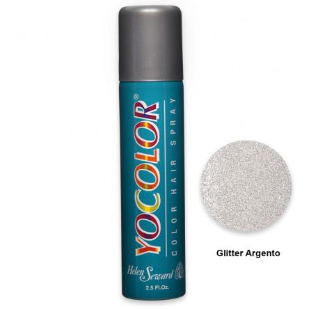 Yocolor spray 75 ml glitter argento