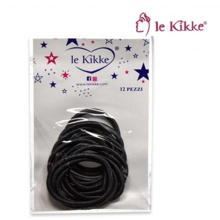 Le kikke card 12 buste da 12 pezzi elastici nero