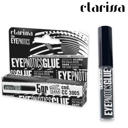 Clarissa eyepnotics colla per ciglia intere nera waterproof 5gr