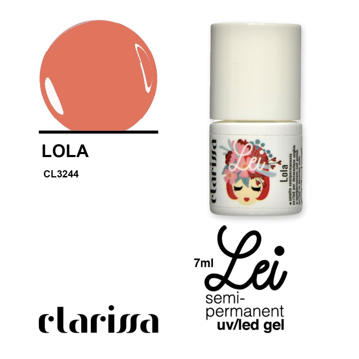 Clarissa smalto semipermanente tpo free 7 ml  lola