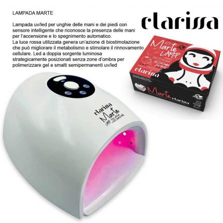 Clarissa lampada led/uv marte 48 w