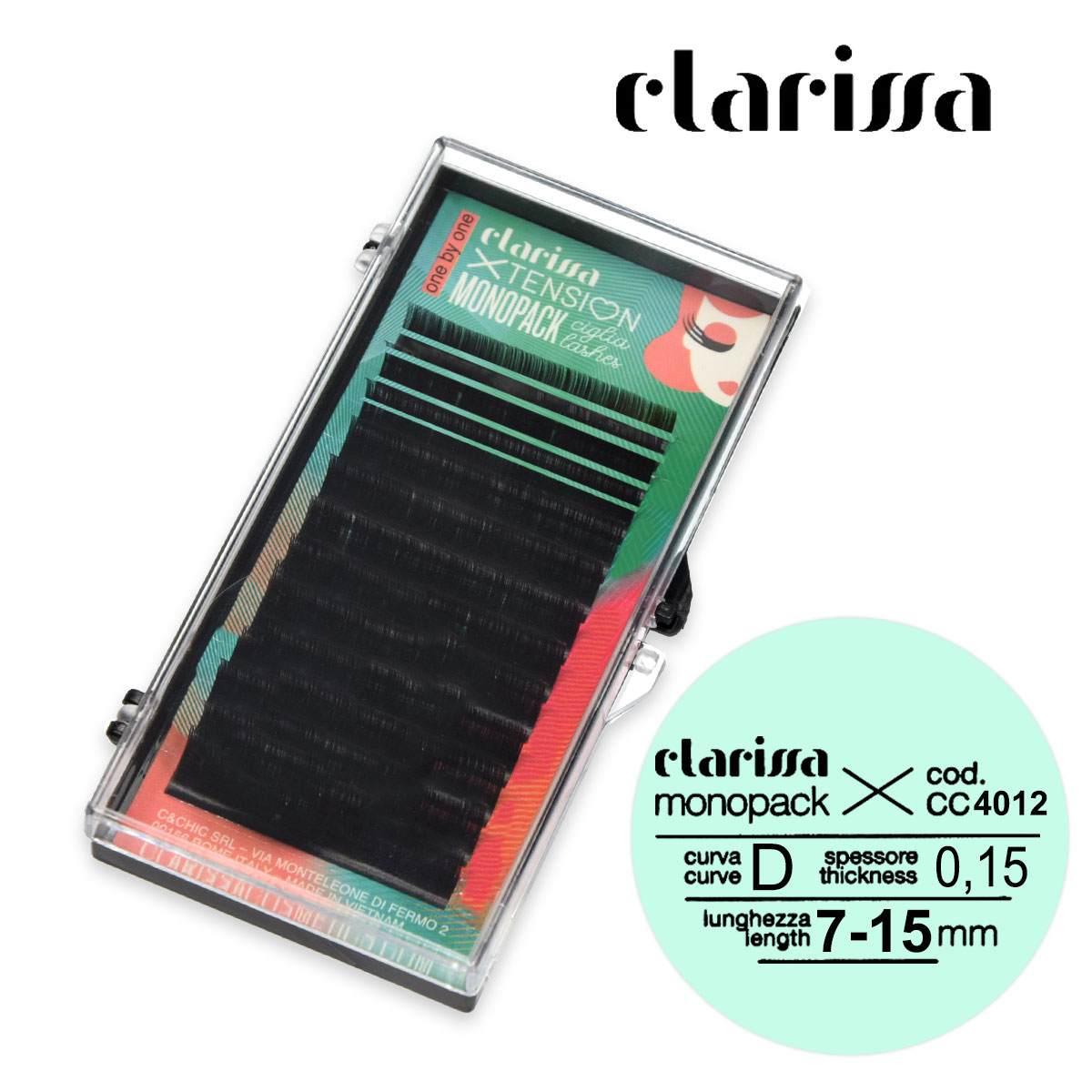 Ciglia curva d-multipack lunghezza 7-15 mm spessore 0,15