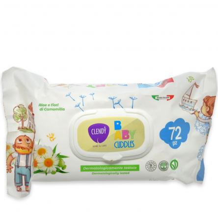 Clendy salviette imb. baby cuddles 72pz