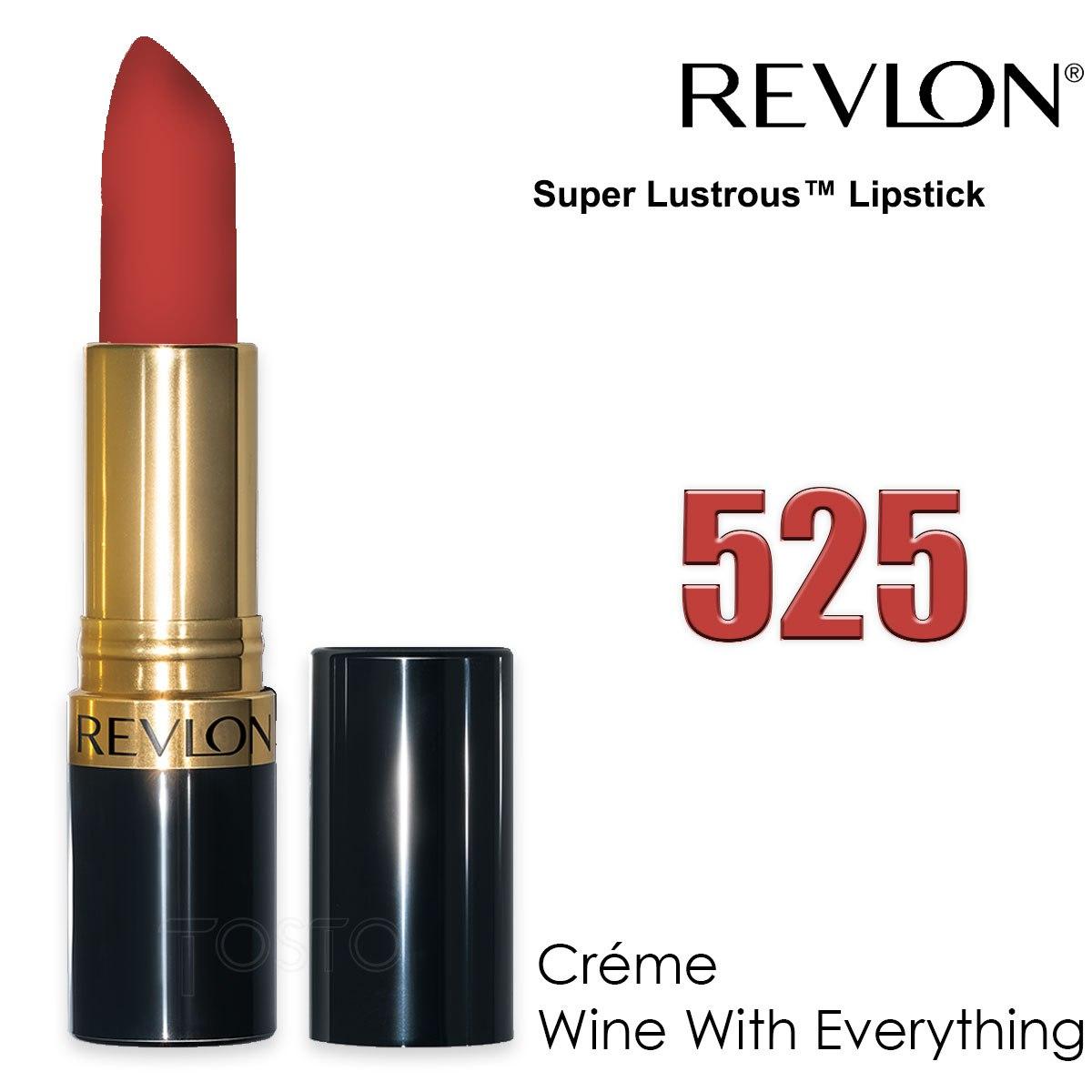Revlon super lustrous lipstick wine with everything 525