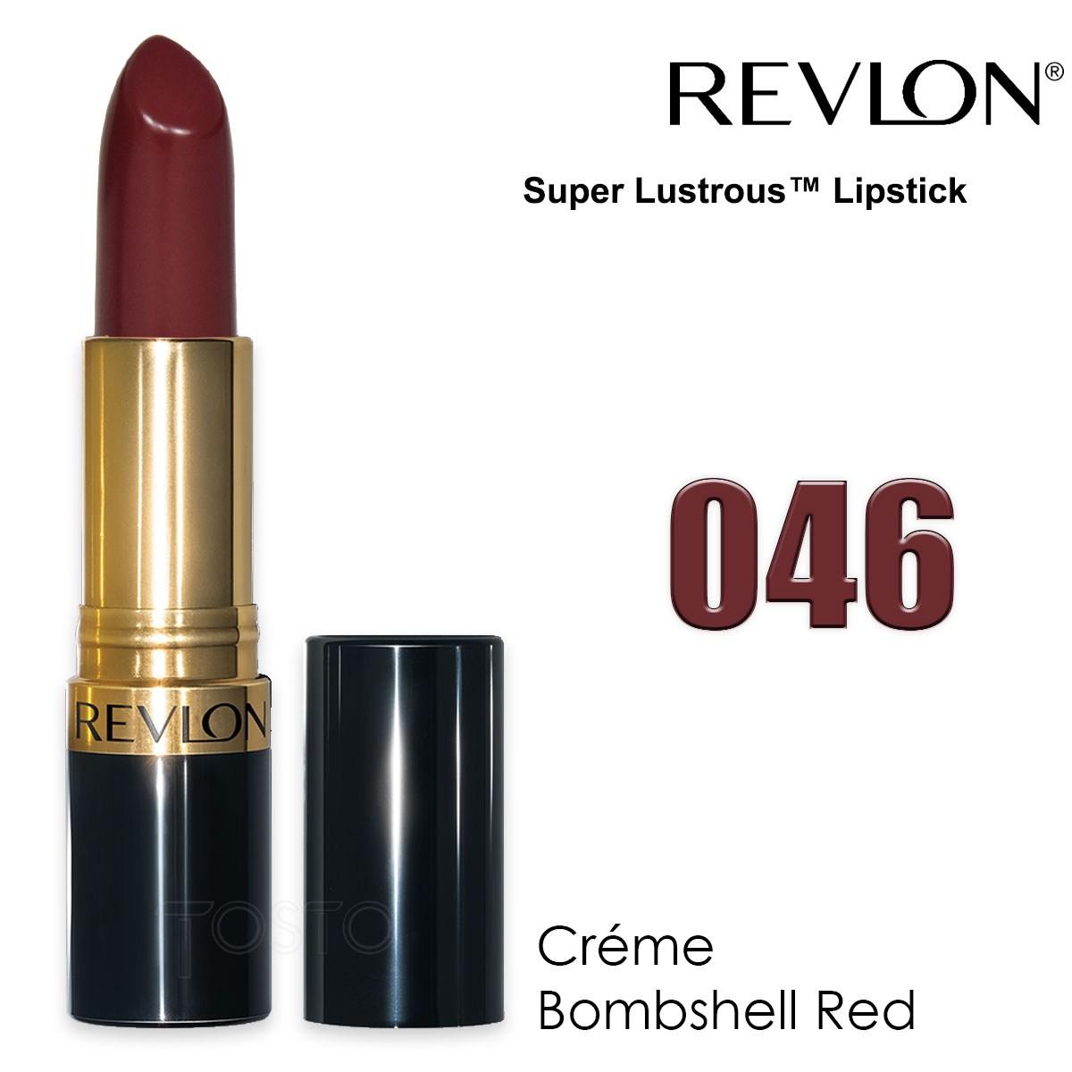 Revlon super lustrous lipstick bombshell 046