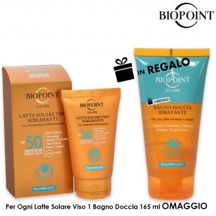 Biopoint  latte solare 50 ml viso spf 50