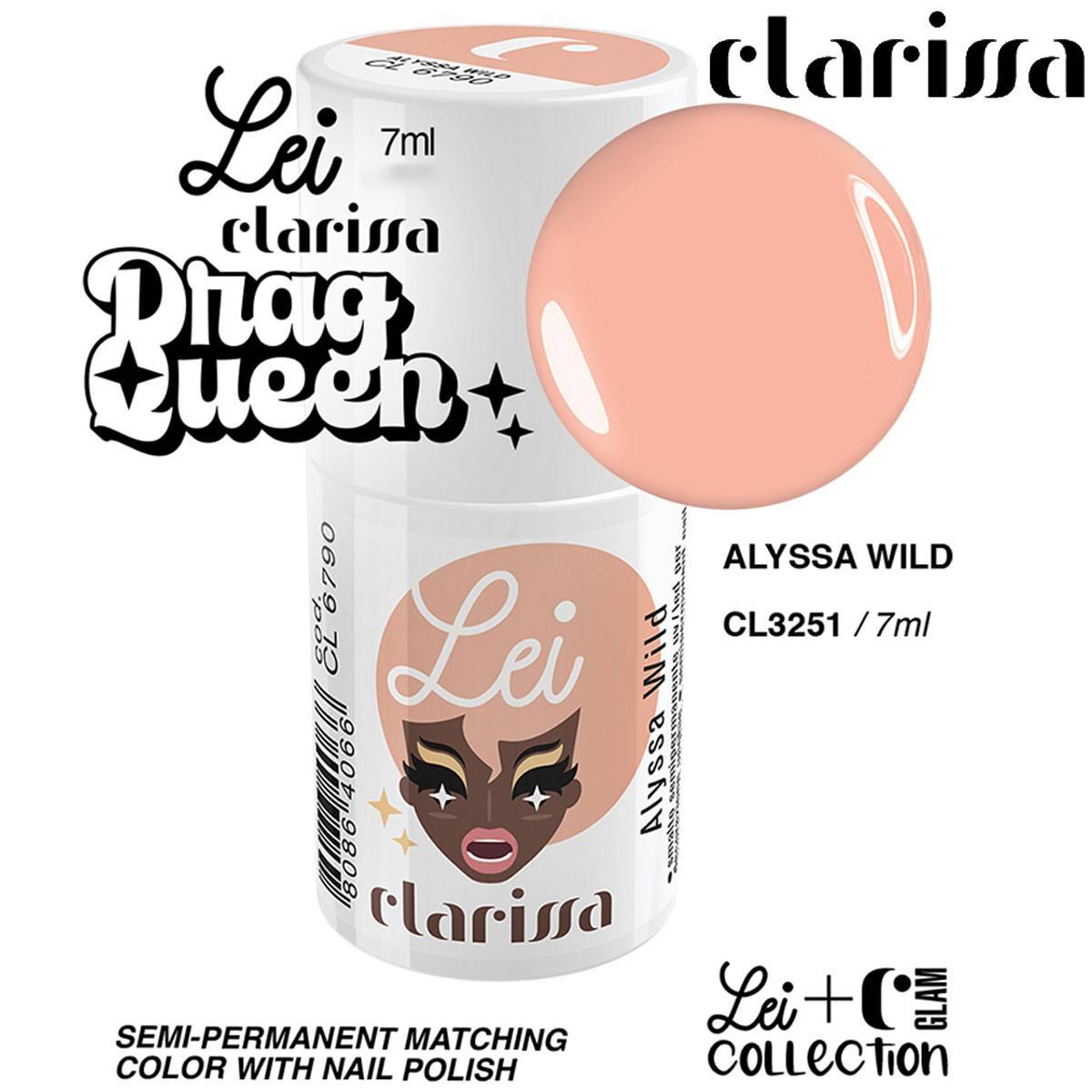 Clarissa smalto semipermanente tpo free 7 ml  alyssa wild