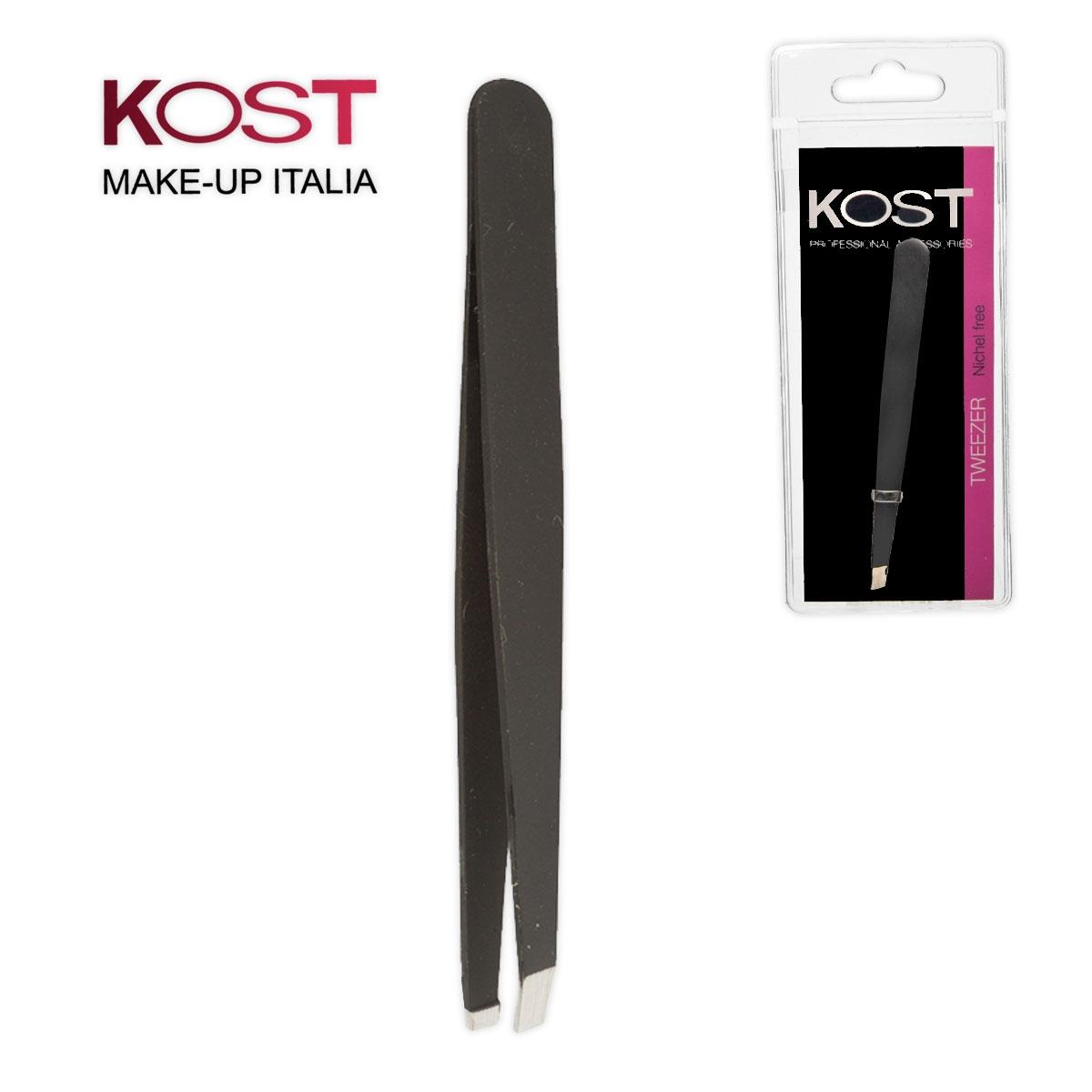 Kost pinzetta professionale punta obliqua kost