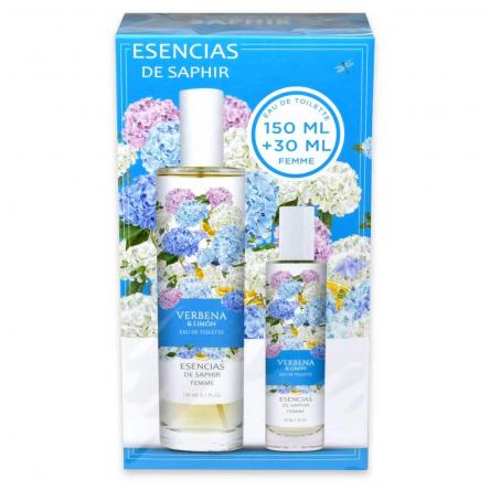 Saphir esencias edt 150 ml + edt 30 ml verbena & limon