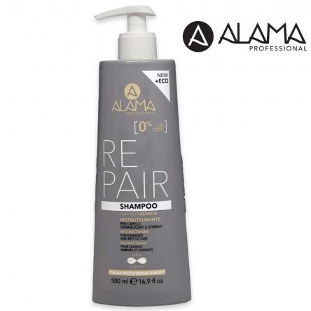 Alama repair shampoo ristrutturante per capelli danneggiati e sfibrati 500 ml
