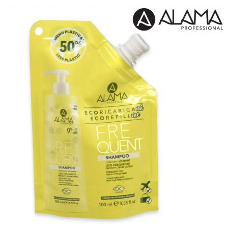 Alama professional shampoo uso frequente per tutti i tipi di capelli 100 ml
