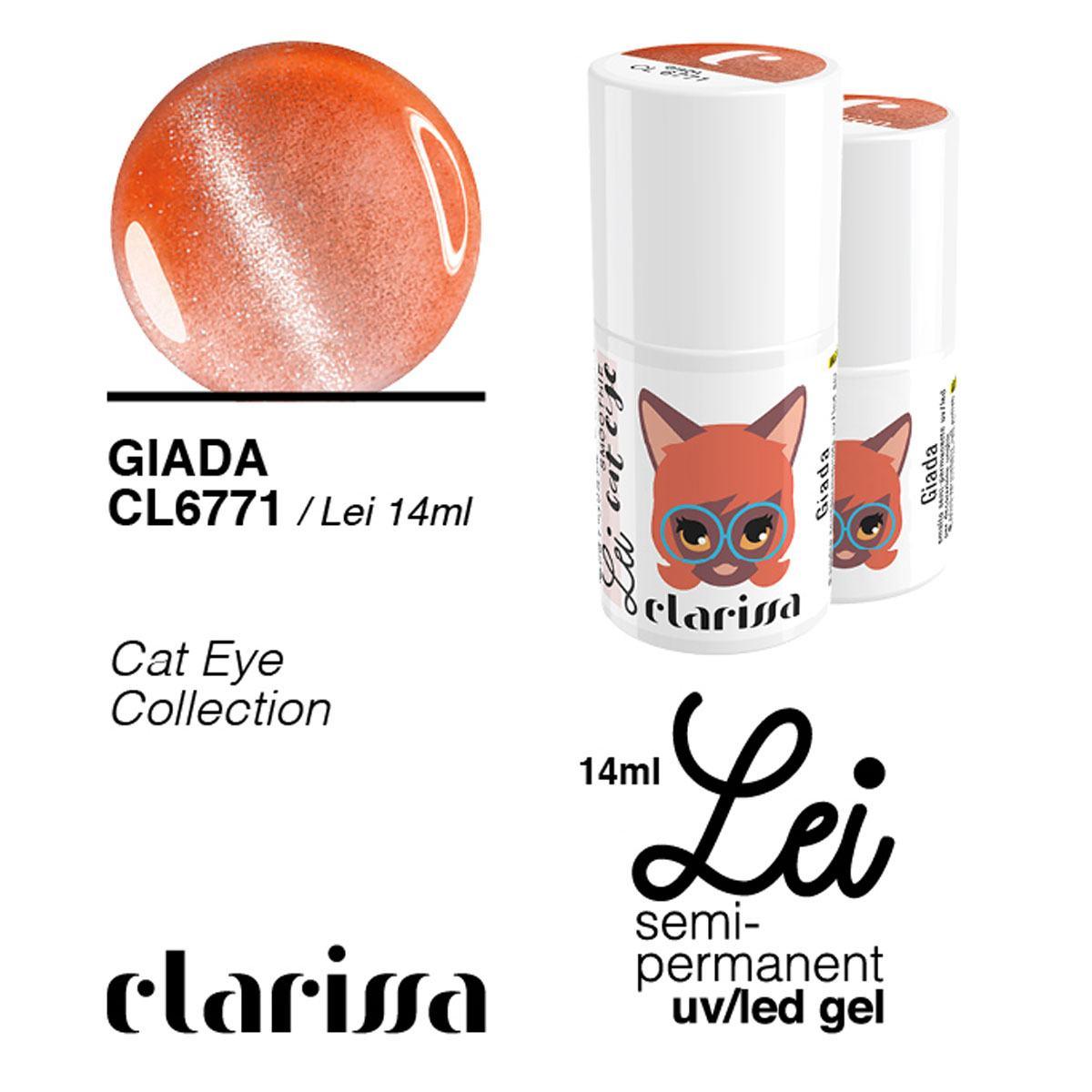 Clarissa smalto semipermanente tpo free 14 ml  giada