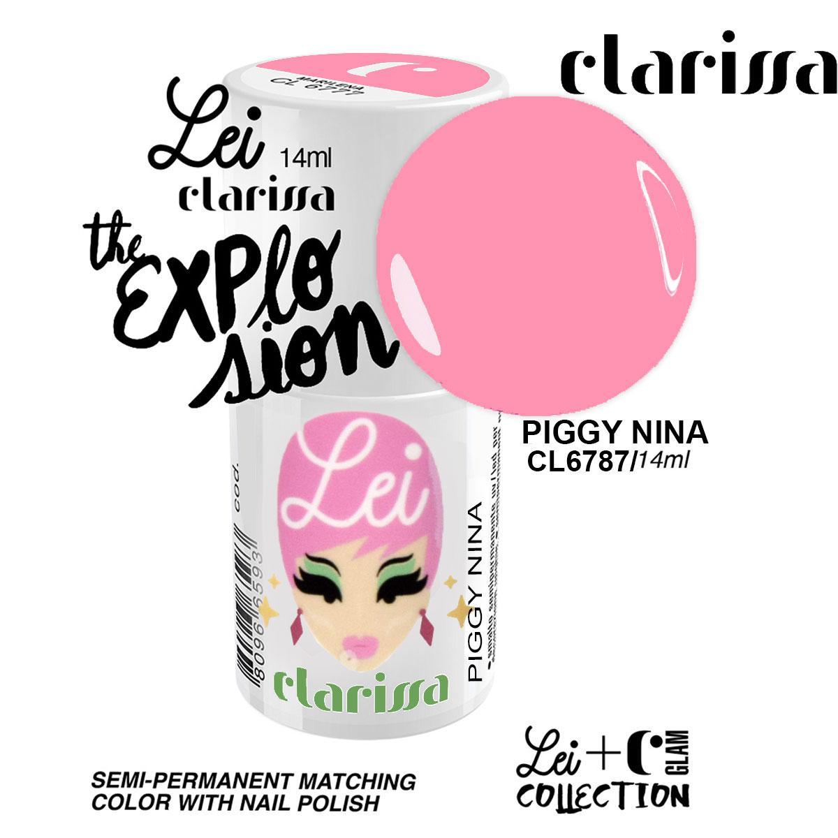 Clarissa smalto semipermanente tpo free 14 ml  piggy nina