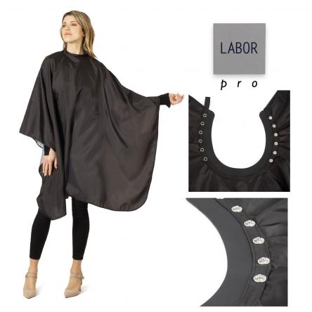 Mantella taglio idrorepellente in silicone labor 150 x 145 cm nero