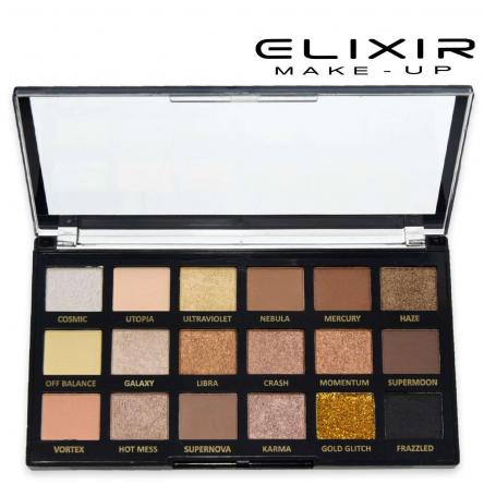 Elixir palette eye shadow pro mod.d 18 colori
