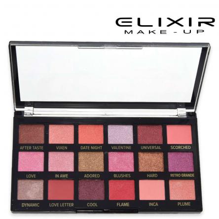 Elixir palette eye shadow pro mod.j 18 colori
