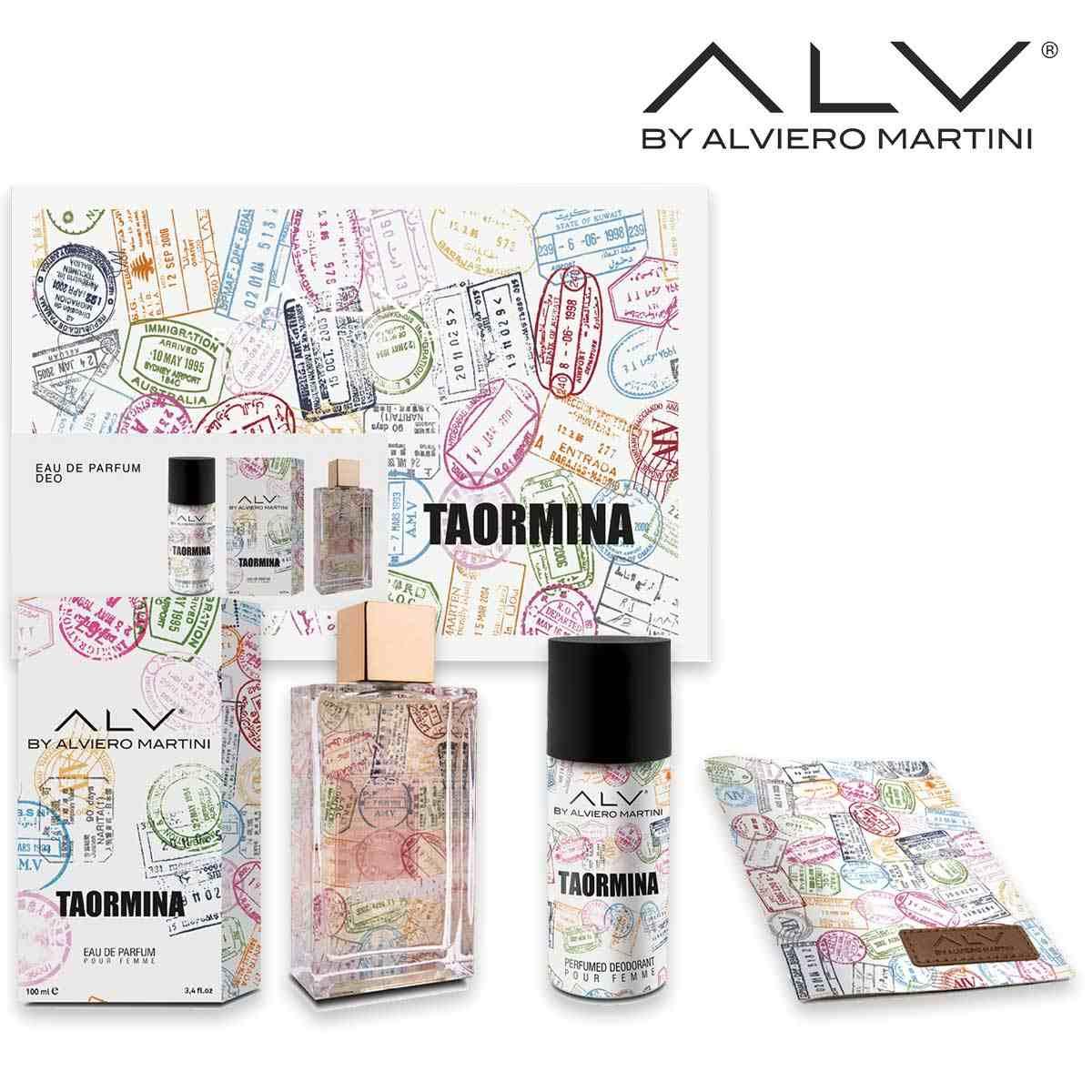 Alviero martini taormina edp 100 ml+deo 150 ml + porta passaporto pour femme